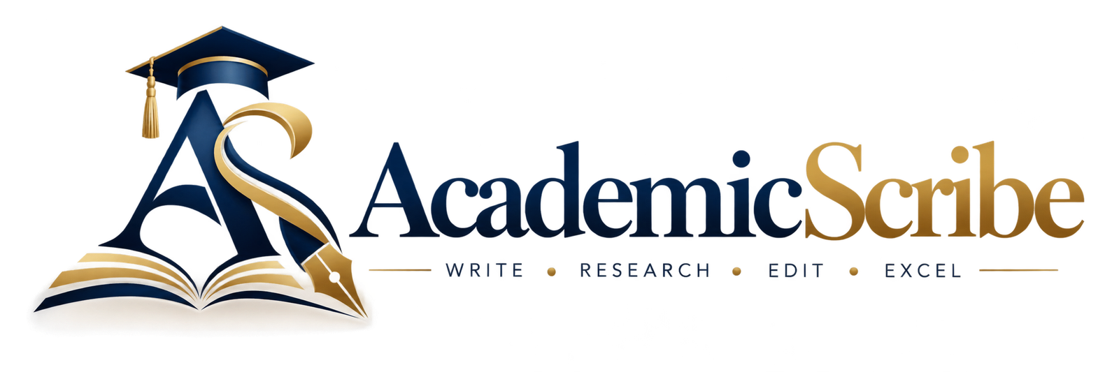 AcademicScribe brand visual